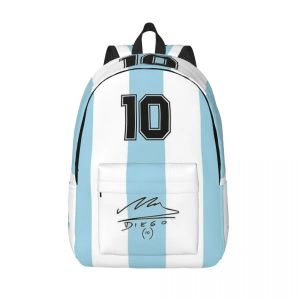 Sacs D10s Argentine 86 Diego Maradona D10 Backpack for Soccer Sac Football Schoolbag For Boy Girl Girls Gends Daypack Durable