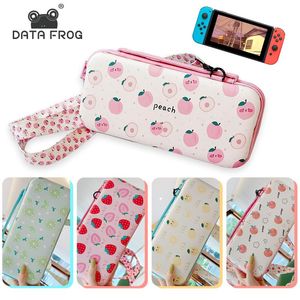 Sacs DATA FROG Mallette de voyage portable CompatibleNintendo Switch/Console Lite Sac de rangement de style fruit pour accessoires NS 2022