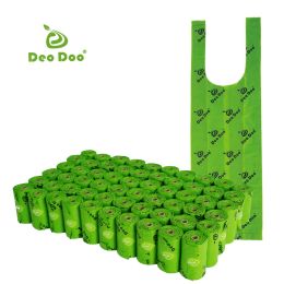 Sacs DeoDoo sacs de merde de chien biodégradables en vrac Biobase sac de merde parfumé sacs de déchets de chat dégradables écologique chien Bolsas Caca Perro