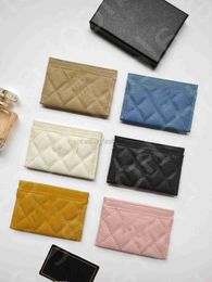 Sacs Designer Card Cartes Holder Sac de luxe portefeuille courte courte bourse matelaste en cuir authentique Mentille Capital Capital Coin Mini Caitlin_Fashion_Bags