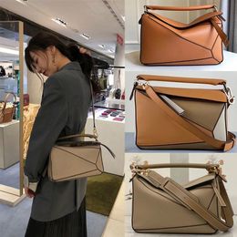 Prachtige Luxe Ontwerpers Geometrie Schoudertassen Kussen Tas Crossbody Clutch Handtassen Messenger Vrouwen Tote Handtas Portemonnee Geometrisch 5A Klein Groot Formaat