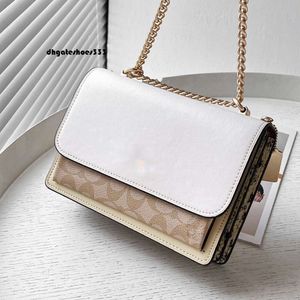 Tassen Designer Women Bag Nieuwe trendy veelzijdige dames crossbody riem kleine vierkante ketting klinknagel een schouderorgelzak handtas