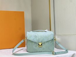 Sacs Designer Womens Bags Green Light Pochettemettis MM 2WAY SAG SAG TOLEVAS M40780 CROSSBOCKBAG S-LOCK