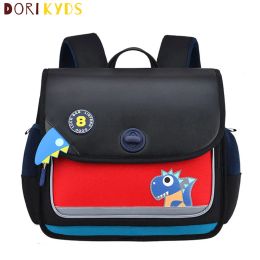 Sacs Dorikyds Cartoon Dinosaur Horizontal Kids Backpacks Orthopedic Boys Girls School Sac de grande capacité Bookbag Sparproof Mochila