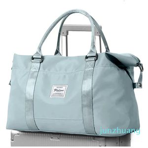 Taschen, Seesäcke, Reisetasche, Sporttasche, Sporttasche, Schultertasche, Weekender, Übernachtungstaschen für Damen mit Trolley-Hülle, faltbar