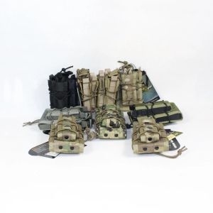 Sacs EMERSON Double fusil pochette chargeur militaire armée sac MOLLE EM6346 multicam noir coyote marron OD ATFG AOR2 KH Hunting Mag