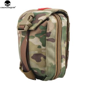 Bolsas Emersgoar Tactical First Aid Pouch Kit Medical Bag Medical Utility Pouch Pintball Bag EDC Multicam Black EM6368