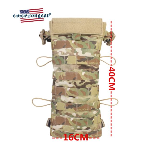 Bolsas Tácticas Emersgoar para LBT2649E Estilo 2.5L Mochila Mochila Molle Panel de senderismo bolsas de agua Airsoft Hunting Pouch