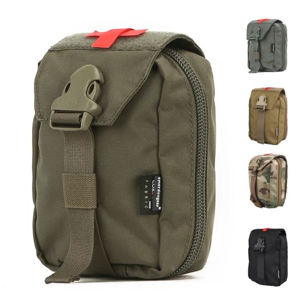 Sacs Emersongear Tactical Military First Aid Kit Sac Médecine Medical Pouch Survival Pocket Pocket AirSoft Hunting Cycling Sport Nylon