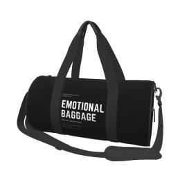 Tassen emotionele bagage sporttassen mode desing reisgymnastiek tas grote capaciteit grafische handtassen paar aangepaste weekend fitness tas
