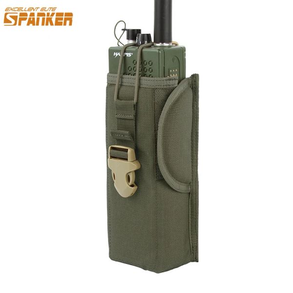 Sacs Excellent Elite Spanker Tactical MOLLE PRC148 / 152 Radio Pouche extérieure Military Hunting Walkie Talkie Pouche Holder Radio Accessor