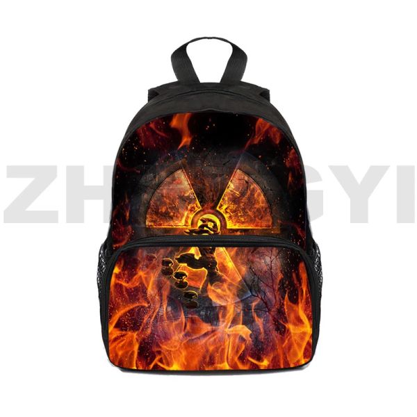 Sacs Fashion Anime Game Stalker 2 Shadow of Gun Bookbag 12/16 pouces Mini sac S.T.A.L.K.E.R.2 sacs à dos pour les adolescents scolaires