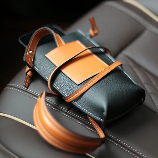 Sacs Fashion dames authentine cuir téléphone sac crossbody sac petit sac à bandoulière mobile en cuir pour iPhone 12 Pro Max avec fente de carte