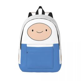 Tassen Finn The Human Backpack for Kids and Adults Kindergarten Schoolbag Student Cartoon Adventuretime Bookbag Boy Girl Daypack Bags