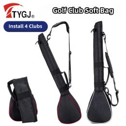 Sacs pliable pour pistolet de Golf, capacité emballée, 3 clubs, Mini sac de club souple, sacs à bandoulière pour club de golf, pour hommes et femmes