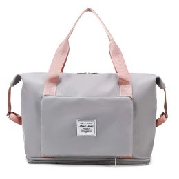 Tassen opvouwbare largecapacity shortdistance reistas vaste kleur eenvoudige multifunctionele handbagage/gymtas multicolor optioneel