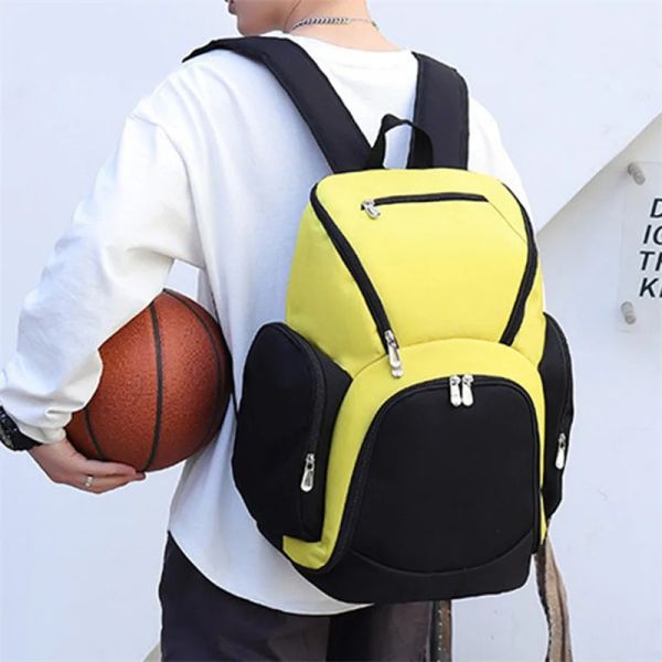 Sacs Football Sac à dos sac de transport pour basket-balls Fashion imperméable Sport léger sac à dos Sac à dos de grande capacité Sac de gym