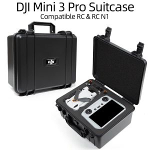 Tassen voor DJI Mini 3 Pro Storage Case Portable Suitcase Hard Shell Waterdichte explosieproed Carrying Box RC Controller Accessoires