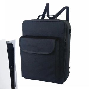 Sacs pour PS5/PS4/Xbox Series One/X, sac de transport pour contrôleur hôte de disque de jeu, organisateur de rangement, sac de voyage pour hommes, sac à dos pour accessoires PS5