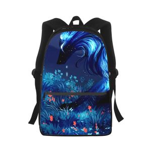 Sacs Fox Animal hommes femmes sac à dos 3d imprimé d'étudiant de mode Sac à école d'ordinateur portable sac à dos pour enfants