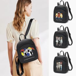 Taschen Freunde Gedruckt Frauen Rucksack Teenager Mädchen Kleine Schule Tasche College Mini Rucksack 2023 Trend Dame Mädchen Rucksack Freunde Geschenk