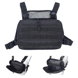 Sacs fonctionnels sac de plate-forme de poitrine tactique 600D Oxford équipement militaire chasse Wargame Airsoft Sport gilet système Molle accessoires sac
