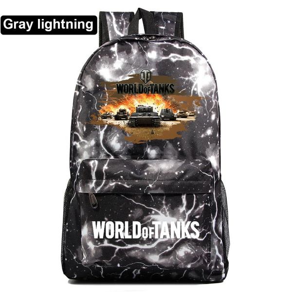 Bolsas juego World Of Tanks Mochila para estudiantes para niñas, niños, Mochila para adolescentes, Mochila de viaje genial, Mochila para niños, mochilas escolares para niños