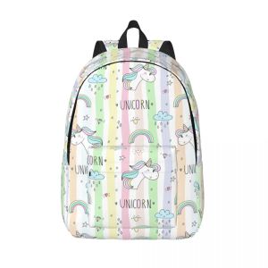 Sacs Girl Bagpack Rainbow Cloud Unicorn Backpack pour la maternelle École primaire Gift pour les enfants Children Bagpack Schoolbag