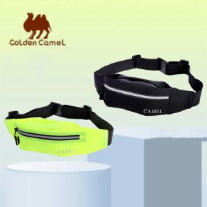 Sacs Golden Camel Running Waist Sacs Mobile Phone Sac Pockets Sport Belt Sac pour hommes Équipement de fitness en extérieur léger imperméable