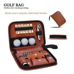 Sacs Kit de Golf sac de transport d'outils sac multifonction ensemble en Faux cuir outil télémètre couteau brosse pince à balle Tee Score accessoires de Golf