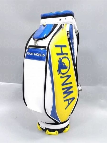 Sacs Golf Blanc jaune Sacs chariot Le sac de golf pour hommes et femmes est élégant et léger. Laissez-nous un message pour plus de détails et de photos avec des détails de message stylisés.