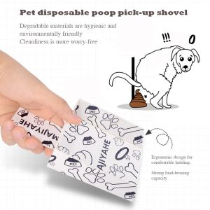 Sacs Graffiti Pet Poop sac chien chat extérieur pick-up jetable Pamiquette à la protection environnementale