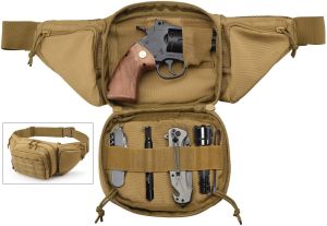 Tassen pistooltas verborgen draagpistool zakje ultieme heuptieme holster past 1911 glock hk ruger sw mp shield taurus sig sauer