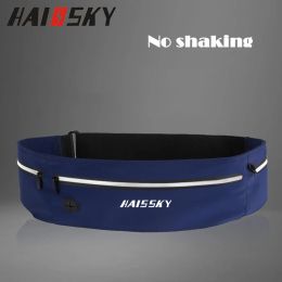 Tassen Haissky Running Taille Belt Gym Sport Tassen voor vrouwen Men Fanny Jogging Taille Pack voor iPhone 14 13 Pro Max Fitness -accessoires