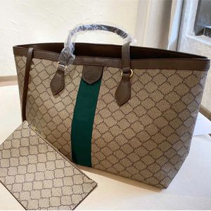 Tassen handtas bakken designer dubbele letter grote capaciteit boodschappentassen dames trendy schoudertas tote