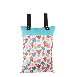 Sacs Happyflute Nouveau imprimé Pul Afficier Baby Snap de support pour bébé Sac de porteur pour maman Utiliser 40 * 55 cm Double Pocket Diaper Wet Sac