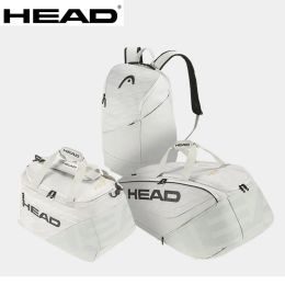 Tassen Head Pro X Djokovic Tennis Backpack 2023 Lente zomer 6r 9r 12r Racket Space Squash Padel Tennis Bag schoenen opslag schoudertas