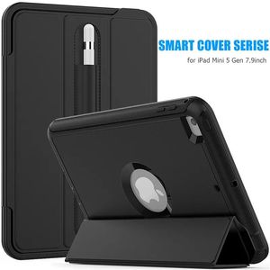 Tassen zware robuuste schokdichte stand folio case voor iPad 2 3 4 5 6 Samsung Tab A T580 T560