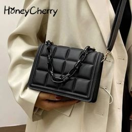 Tassen HoneyCerry Geo reliëf flap crossbody tas mini handtassen voor vrouwen portemonnees mini crossbody tas