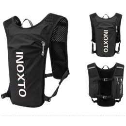 Bolsas inoxto impermeable corredor mochilas 5l ultralight hidration chaleco de montaña bolsas de cuero bolsillo de cuero transpirable 1.5l bolso de agua