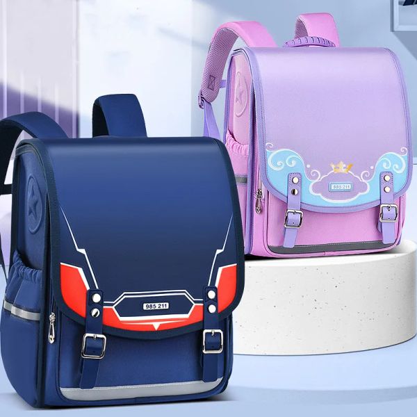 Sacs Sacs d'école pour enfants japonais pour filles garçons étanche orthopédique Primay School Backpacks Princess Schoolbag Mochila Infantil