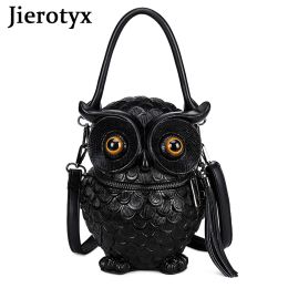 Sacs Jierotyx Animal Owl Gothic Sacs For Women Brand Good Quality Crossbody Sac Personality Purse Dame Handsbags Handmade