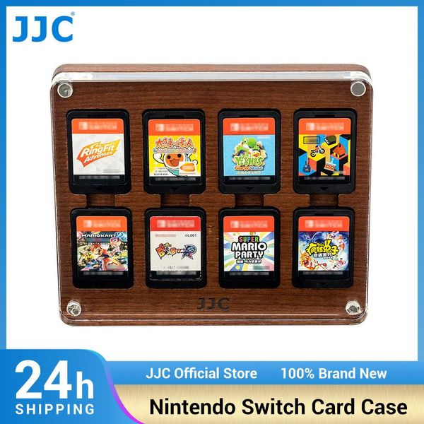 Sacs JJC 8 Slots Switch Boîte de support de carte de jeu pour Nintendo Switch