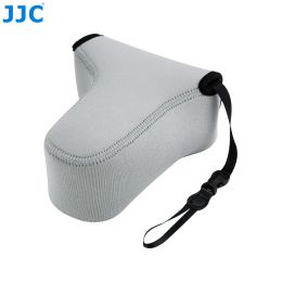 Sacs JJC Mirrorless Camera Pouch Pouch Sof Sac Bag pour Sony A6600 A6500 A6400 A6300 A6100 A6000 A5100 A5000 FUJIFILM XT30 XT20 XT10