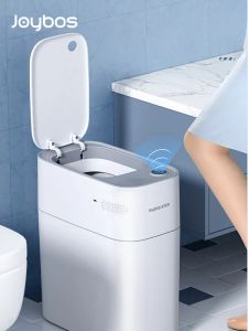 Tassen Joybos Intelligent Inductie Toilet Keuken Badkamer Huishoudelijke Elektronische Prullenbak Automatische Zakken Inductie Prullenbak 14l