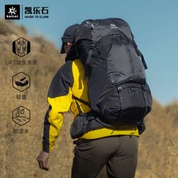 Tassen Kailas Outdoor Mountaineering Bag Men's 48+5l grote capaciteit dubbele schouder lichtgewicht wandelrugzak Ridge Iiridge II