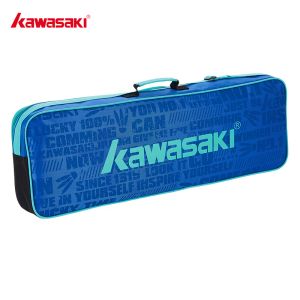 Bolsas Kawasaki bolsas de bádminton hombro individual (para 3 raquetas) Mujeres de tenis y hombres Bag de deportes portátiles KBB2001