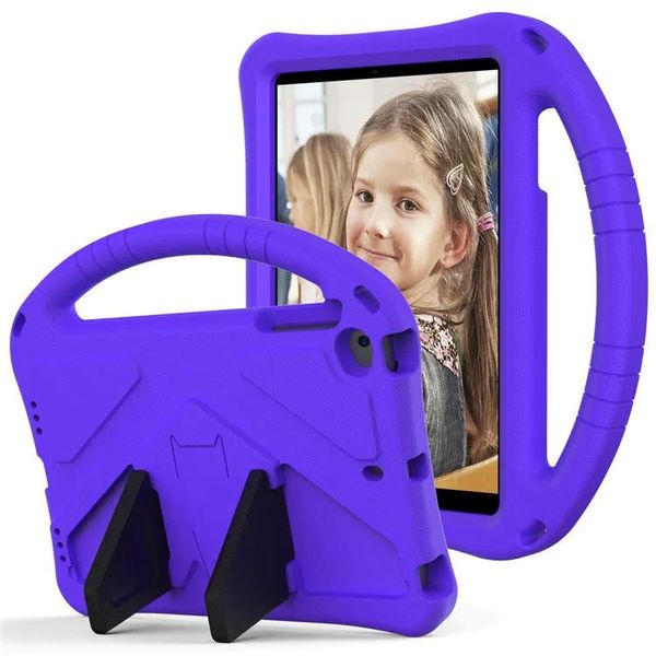 Bolsas para niños, soporte con mango, espuma EVA, funda suave para tableta a prueba de golpes para Ipad mini 5 4 3 2 1 Tab A 8,4 T307 8,0 T290 T295 10 unids/lote