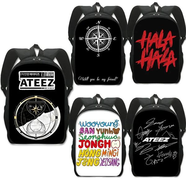 Sacs coréen Kpop ATEEZ impression sac à dos adolescent garçons filles bourse briser le mur sacs d'école sac à dos enfants Bookbag cadeau