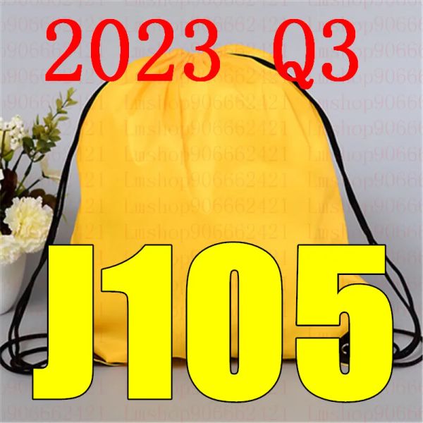 Bolsas más recientes 2023 Q3 BJ 105 Bolsa de cordón BJ105 Cinturón de la mochila impermeable ropa Corre de yoga Fitness Bags